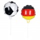 Luftballon, selbstaufblasend Soccer Deutschland, klein